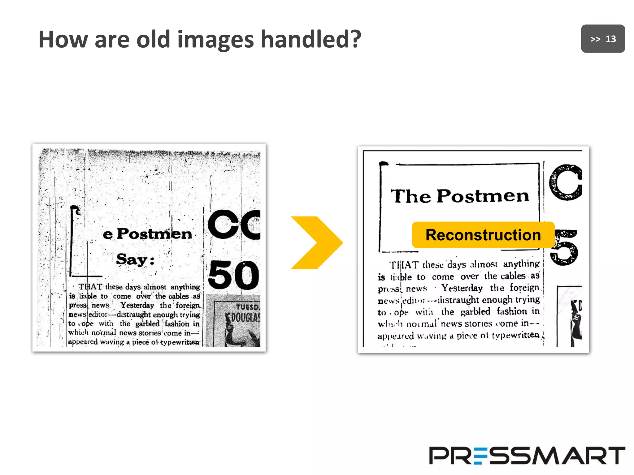 How are old images handled? Reconstruction 