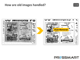 How are old images handled? Dust Removal 