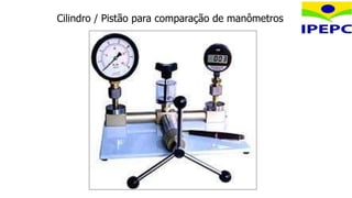 Cilindro / Pistão para comparação de manômetros
 