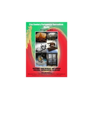 Practical Information:
The exhibition can be visited from Tuesdays to Saturdays: from 11am to 7pm
daily from October 10th
to December 20th, 2013. Closed on Mondays and Sundays.
Local:
FELLINI Gallery | Mittenwalder Strasse 6, 10961 Berlin, Germany | +49-30-65005224 |
info@fellinigallery.com
http://www.fellinigallery.com
-----------------------------------------------------------------
 