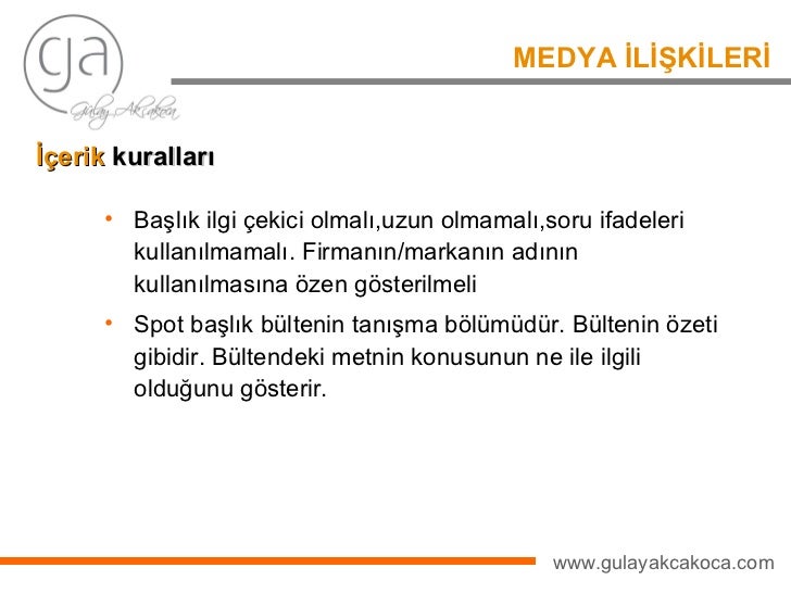 basin bulteni nasil yazilir