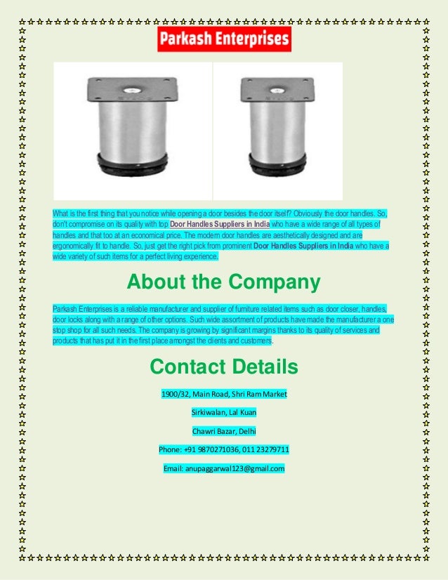 Door Closer Manufacturer In India