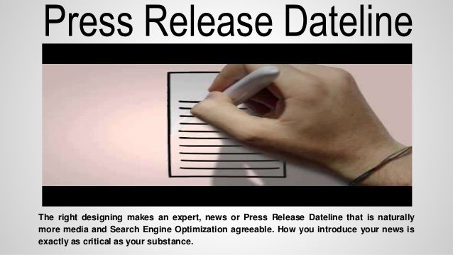 standard press release format