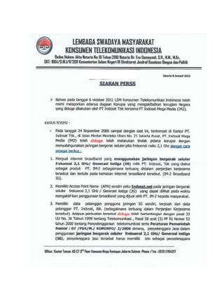 Press release from lsm kti jan 2011