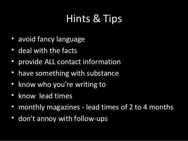 press release how to 18 638