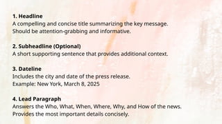 Press Release Importance & Structure.pptx