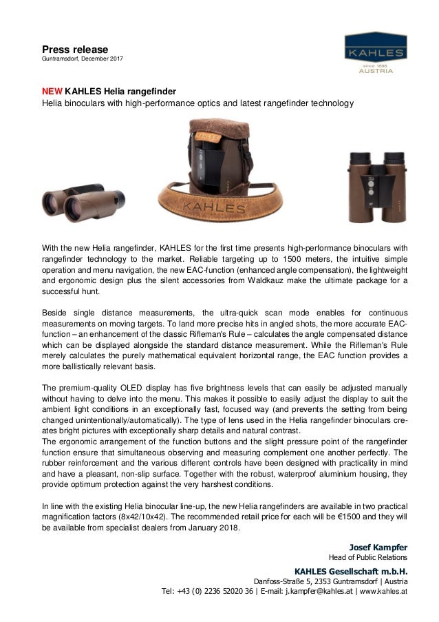 kahles rangefinder binoculars