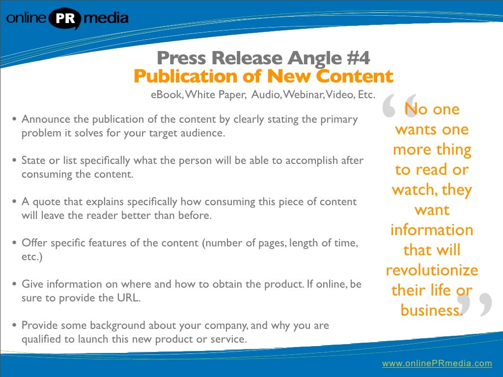 Press Release Writing 10 Powerful Press Release Headline Ideas