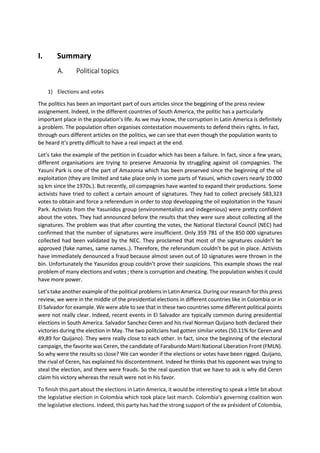 Political Analysis Review Example Press review | PDF