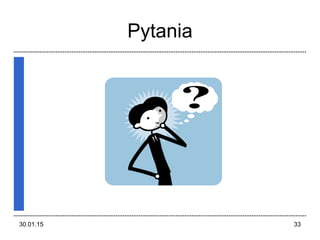30.01.15 33
Pytania
 