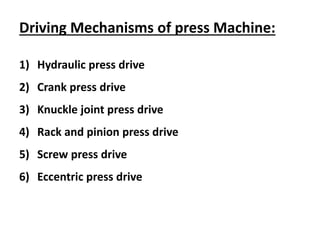 Press Machine Pdf Press Tools Class Press Tools Class Press Tools Class | PDF