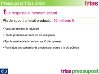 Pressupost Alternatiu Trias 2009