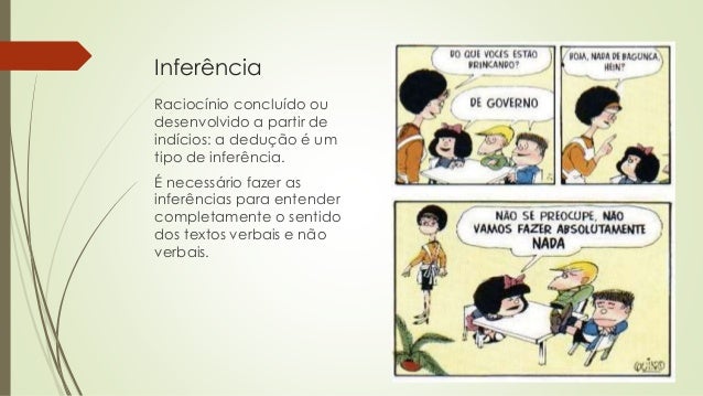 Inferências - pressuposto e subentendido