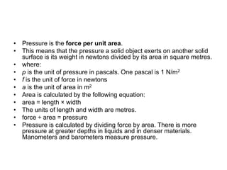 Pressure PPTX Pressure PPTX