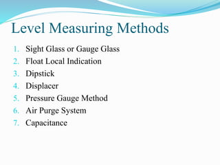 Pressure and level ppt by MMS | PPTX