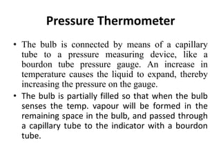Pressure and temperature measurement | PDF