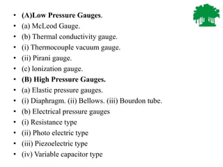 Pressure and temperature measurement | PDF