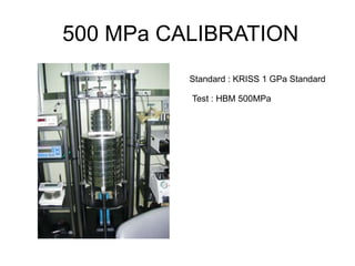 Pressure balance calibration in kriss | PPT | Physics | Science