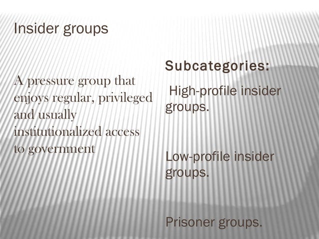 Pressure groups | PPT