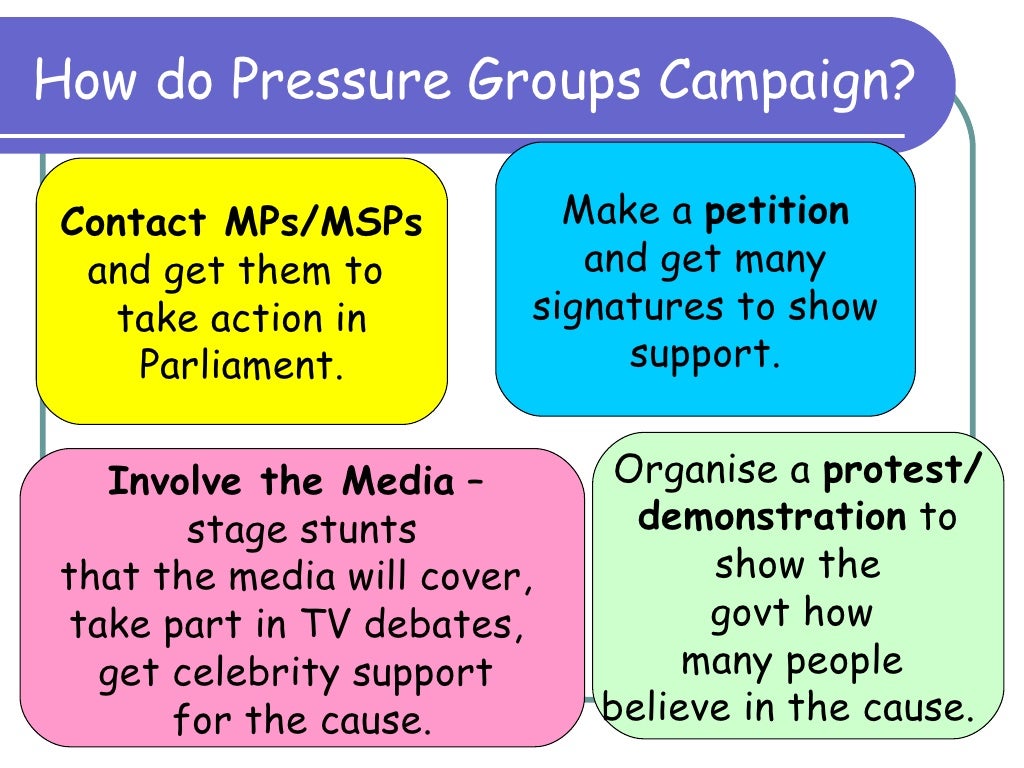 Pressure Groups