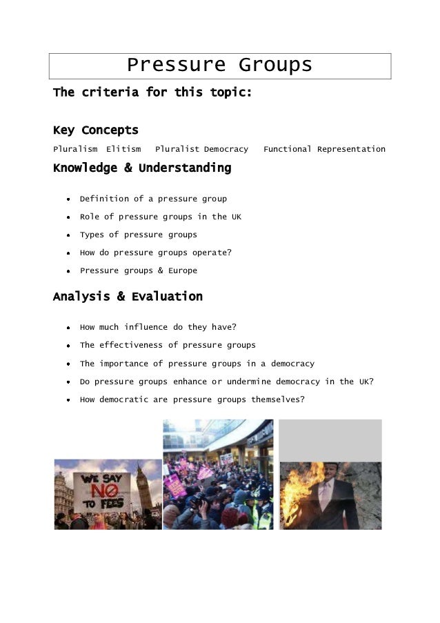 pressure-groups