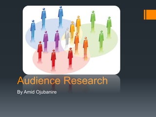 Audience Research
By Amid Ojubanire
 