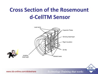 www.eit.edu.au Technology Training that Workswww.idc-online.com/slideshare
Cross Section of the Rosemount
d-CellTM Sensor
 