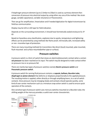 Pressure measurement | PDF