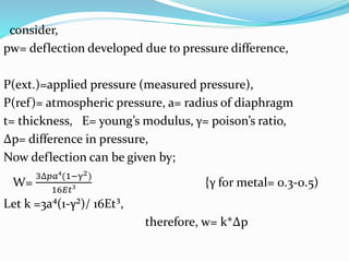 Pressure measuring devices | PPTX