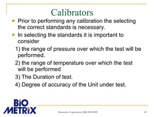 Pressure Overview Of Measurement And Calibration | PPT