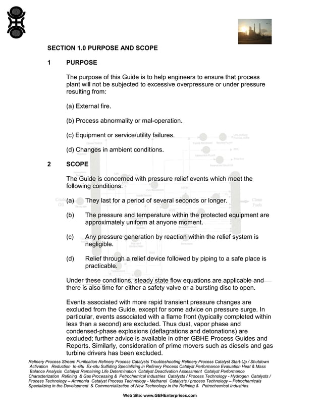 Pressure Relief Systems | PDF