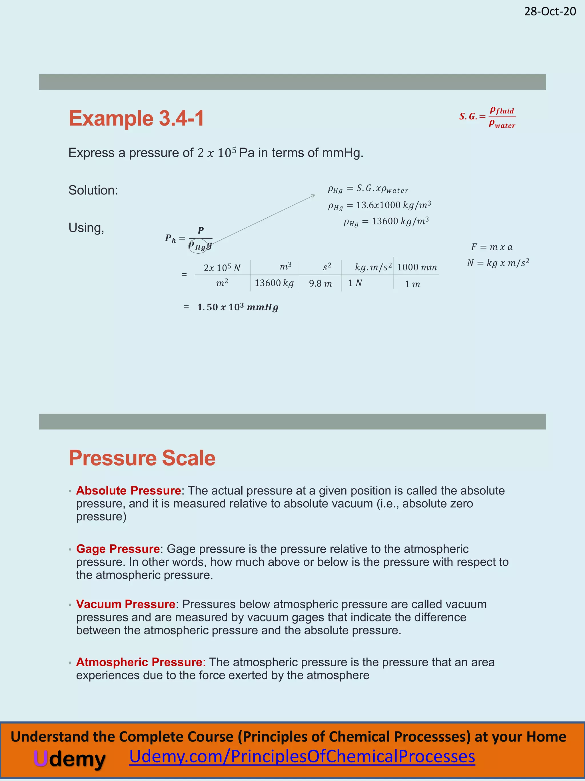 Pressure scales (leacture 2) | PDF