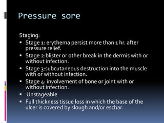 Pressure sore