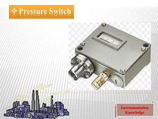Pressure Switch
Instrumentation
Knowledge
 
