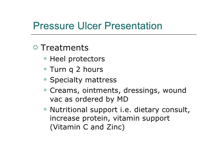 Pressure Ulcer Presentation
