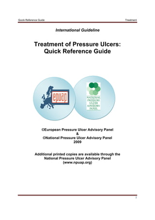 Pressure ulcer treatment | PDF