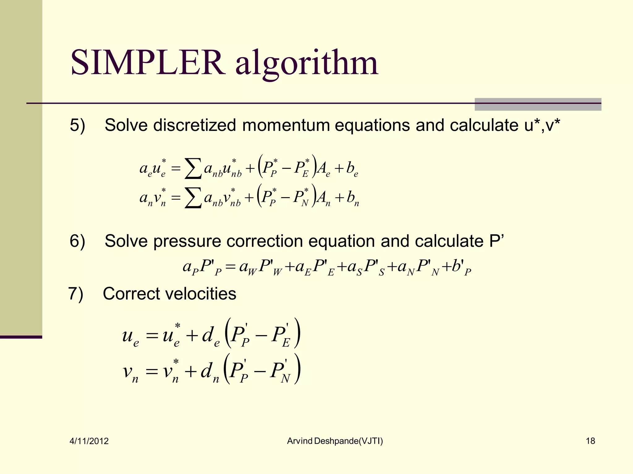 Pressure velocity coupling | PDF