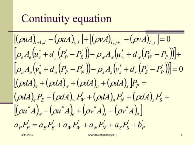 Pressure velocity coupling | PDF | Physics | Science