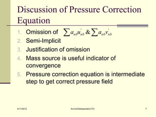 Pressure velocity coupling | PDF | Physics | Science
