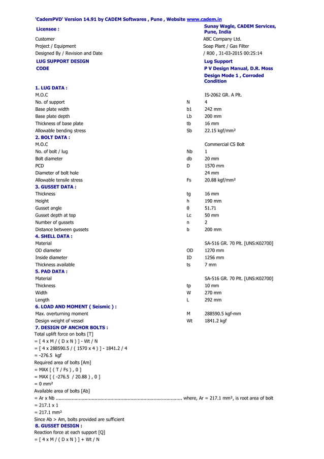Pressure Vessel Design Pdf Physics Science