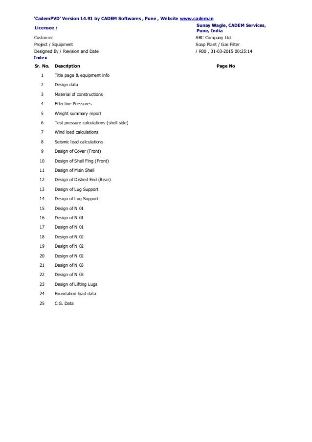 Pressure Vessel Design Pressure Vessel Design