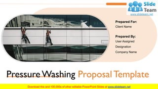 Pressure Washing ProposalTemplate
Prepared For:
Client Name
Prepared By:
User Assigned
Designation
Company Name
 
