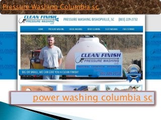 power washing columbia sc
 