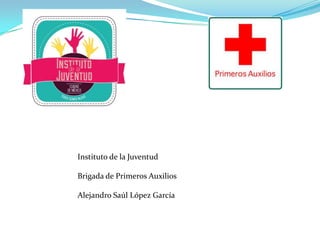Instituto de la Juventud
Brigada de Primeros Auxilios
Alejandro Saúl López García
 
