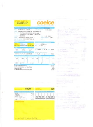 Prestação de Contas - Agosto 2009