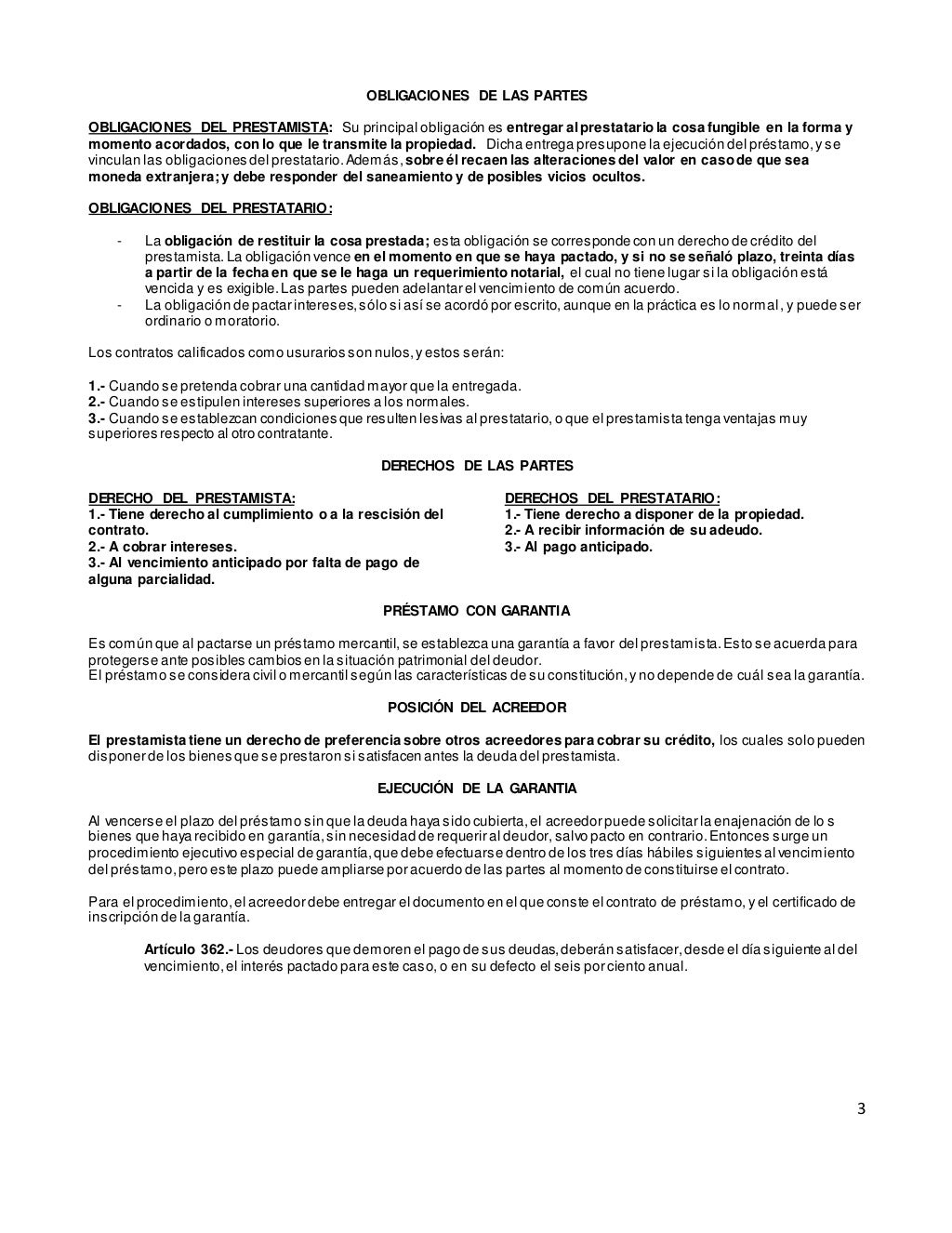 DIFERENCIA ENTRE PRÉSTAMO Y PRÉSTAMO MERCANTIL