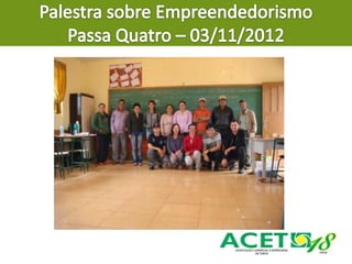 Relatório de Atividades da Diretoria Executiva da ACET - 2012/2014