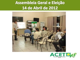 Relatório de Atividades da Diretoria Executiva da ACET - 2012/2014