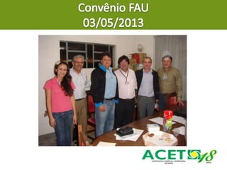 Relatório de Atividades da Diretoria Executiva da ACET - 2012/2014