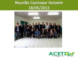 Relatório de Atividades da Diretoria Executiva da ACET - 2012/2014